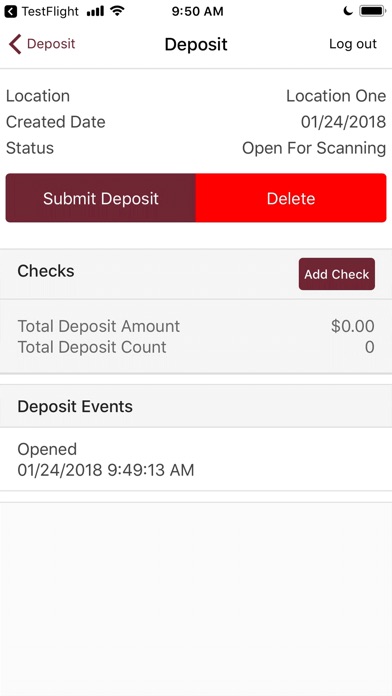 BEO Business Remote Deposit screenshot 2