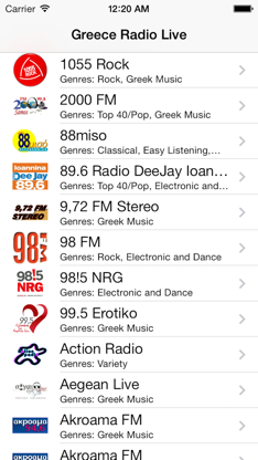 Greece Radio Live (Ελλάδα ραδιόφωνο, Ελλάς, Greek, ελληνικά) screenshot 3