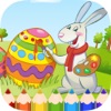 Icon Easter Bunny Coloring Book - Painting Game for Kid
