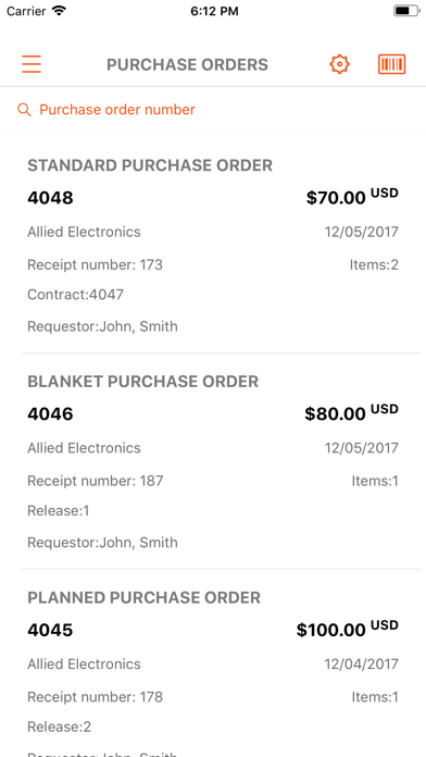 Smart Purchase Order Returns screenshot 2
