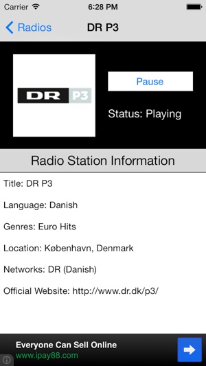 Denmark Radio Live (Danmark) on the App Store