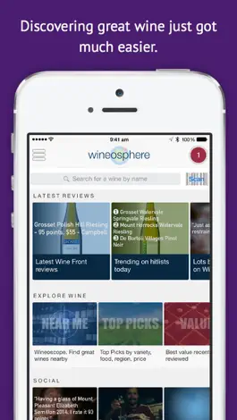 Game screenshot Wineosphere Wine Reviews for Australia & NZ mod apk