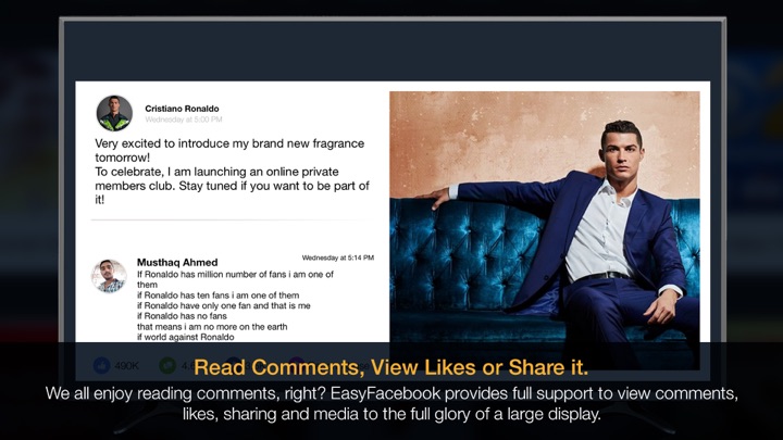 Screenshot #2 pour NewsFeed for Facebook