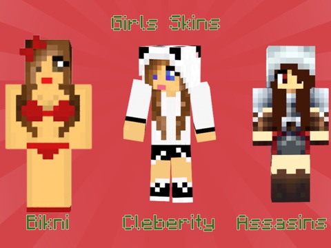 Girl Skins for MCPE - Skin Parlor for Minecraft PEのおすすめ画像1