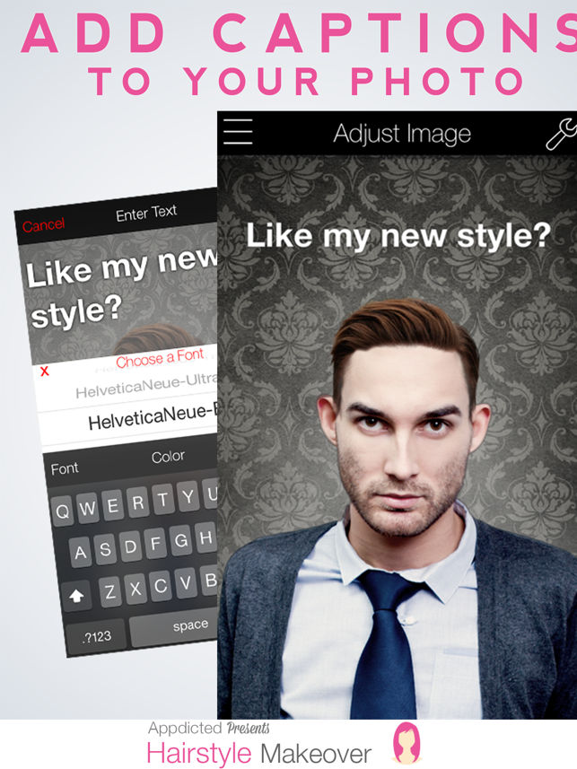 ‎Hairstyle Makeover Premium - Use your camera to try on a new hairstyle Screenshot