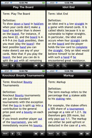 Texas Holdem Poker Glossary screenshot 2