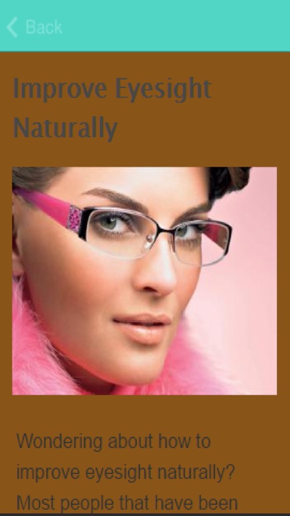 How To Improve Eyesight