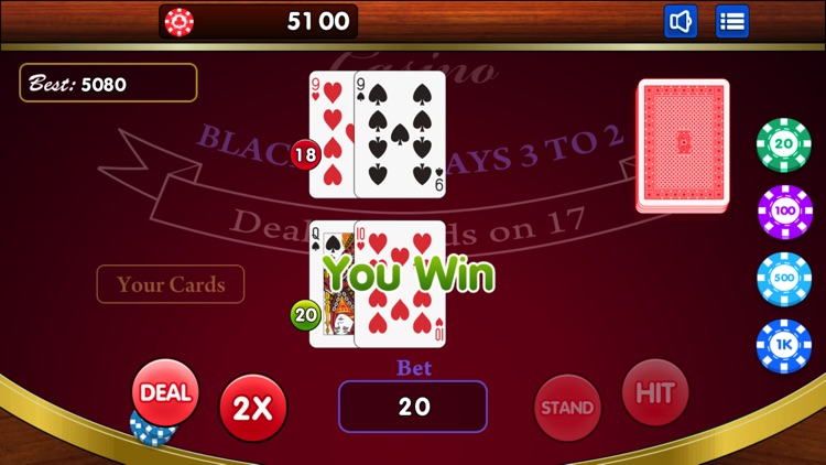 DoubleXBlackJack21-悠闲百家乐廿一点扑克