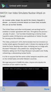 United With Israel screenshot #2 for iPhone