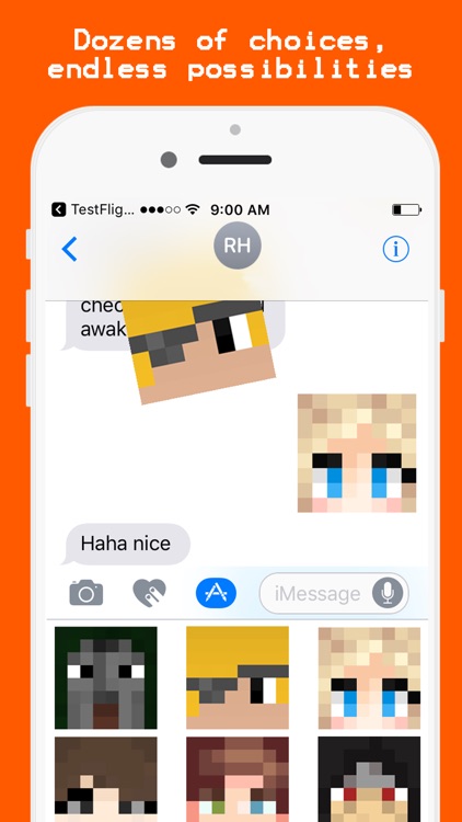 Best Pixel Faces & Skins for iMessage