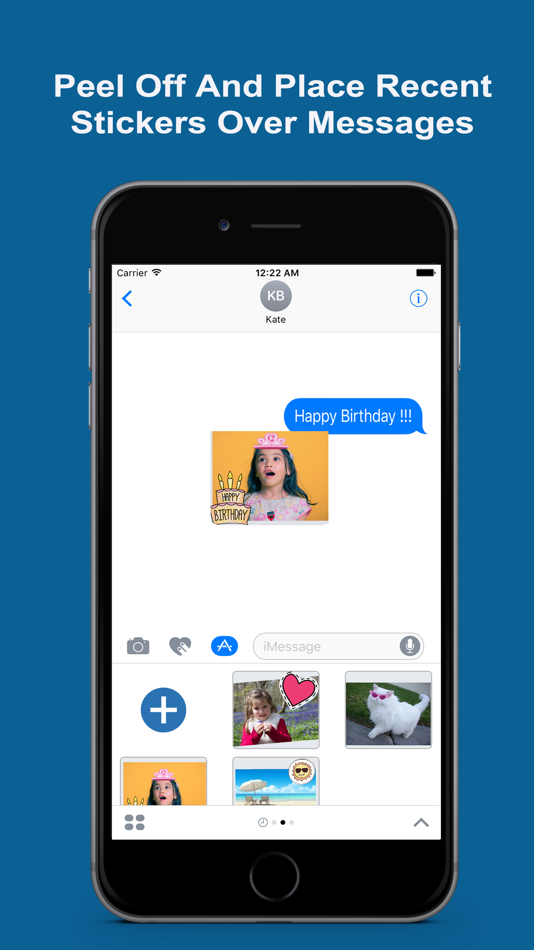 #4. Photo Messages -Create Custom Stickers From Photos (iOS) 由: Nishadhi Welagedara