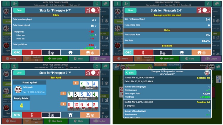 Open Face Chinese Poker (OFC) screenshot-3