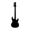 Plays tuning notes for a standard 4 string bass guitar