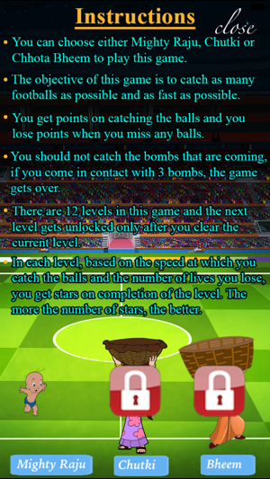 Chhota Bheem & Mighty Raju-Catch the Football Game(圖5)-速報App