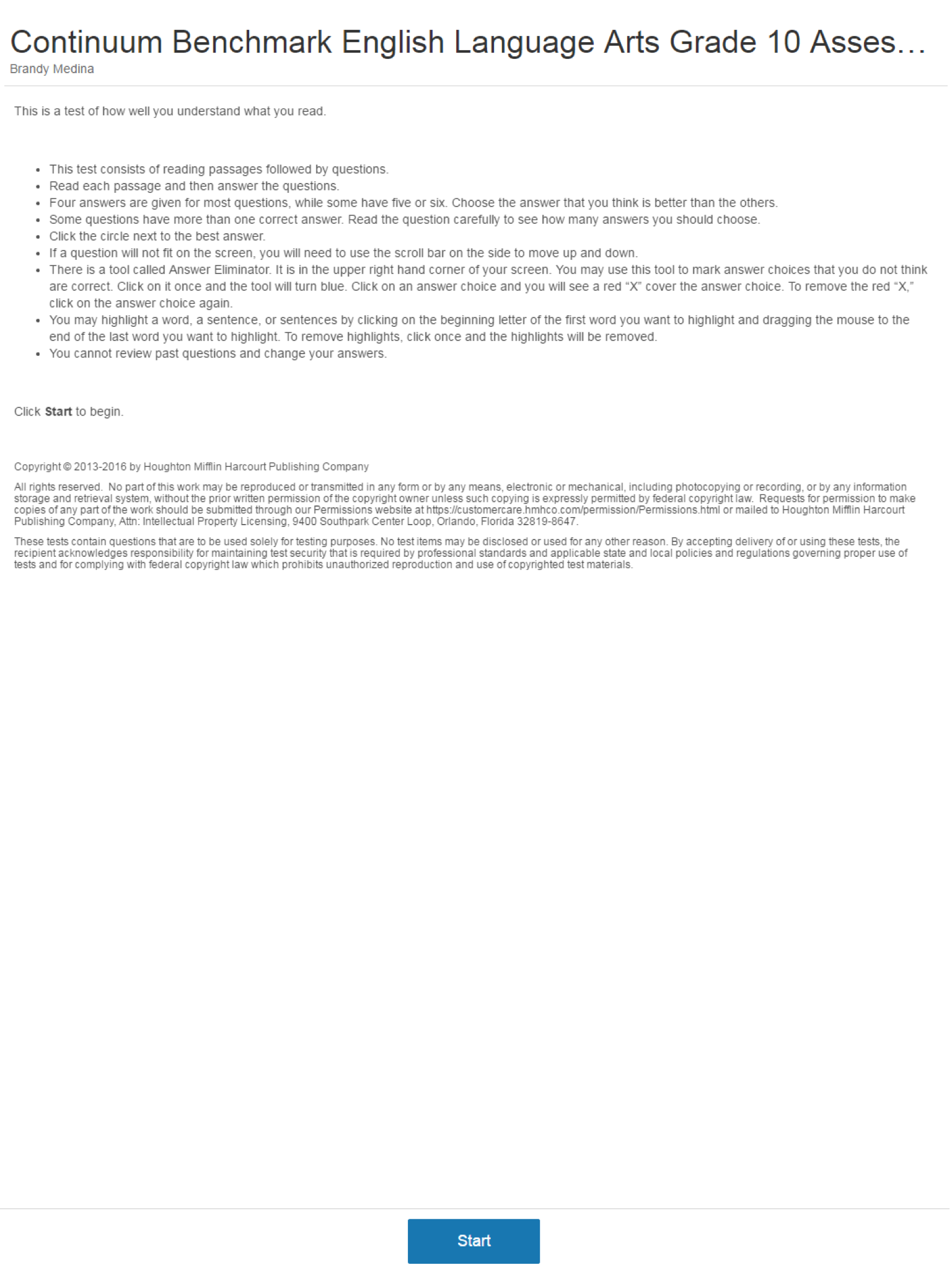 HMH Secure Browser screenshot 3
