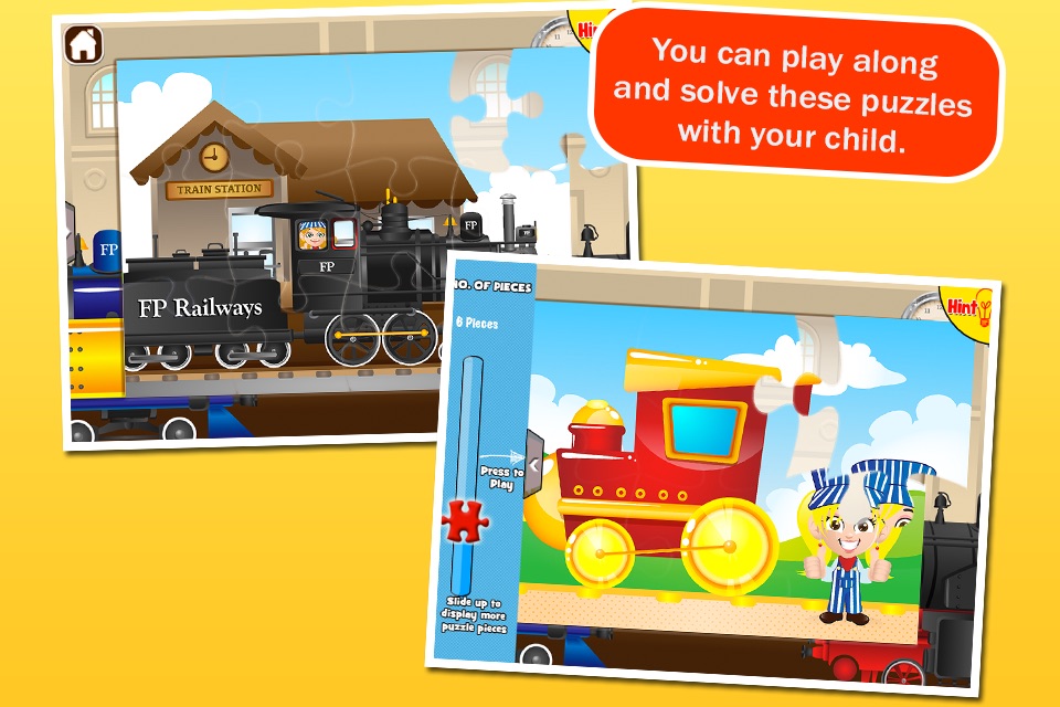 Locomotives: Train Puzzles for Kids screenshot 3