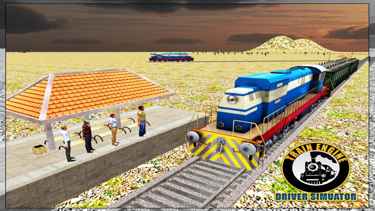 Train Engine Driver Simulator 3D - Drive Steam Engine Train on Rails ...