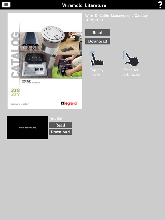 Screenshot #4 pour Wiremold Literature App
