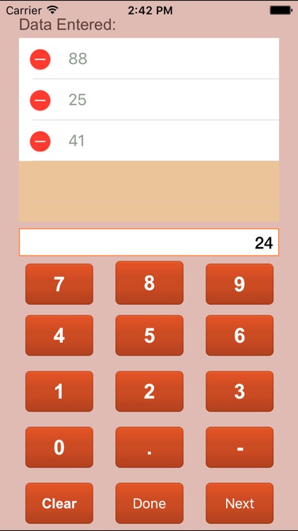 Statistics Calculator