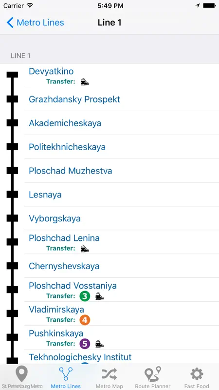 St.Petersburg Metro & Subway screenshot 3 of 5