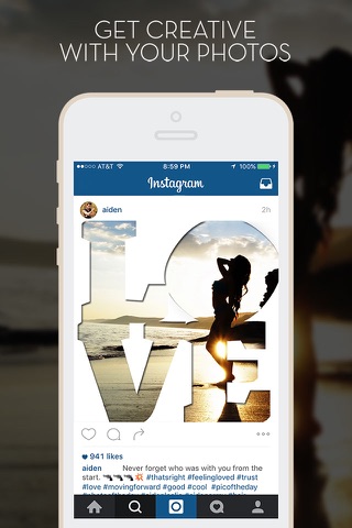 LetterFX Pro - Word Frames for Photos (Instagram edition) screenshot 3