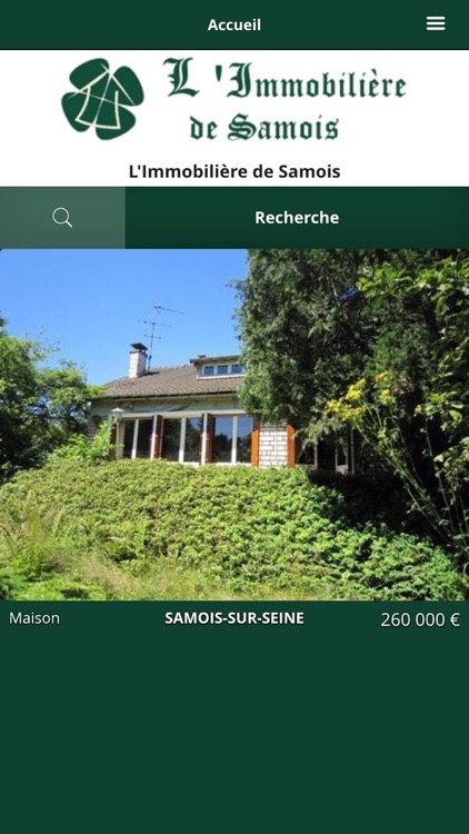 Immobiliere de Samois