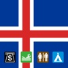 Leisuremap Iceland, Camping, Golf, Swimming, Car parks, and more