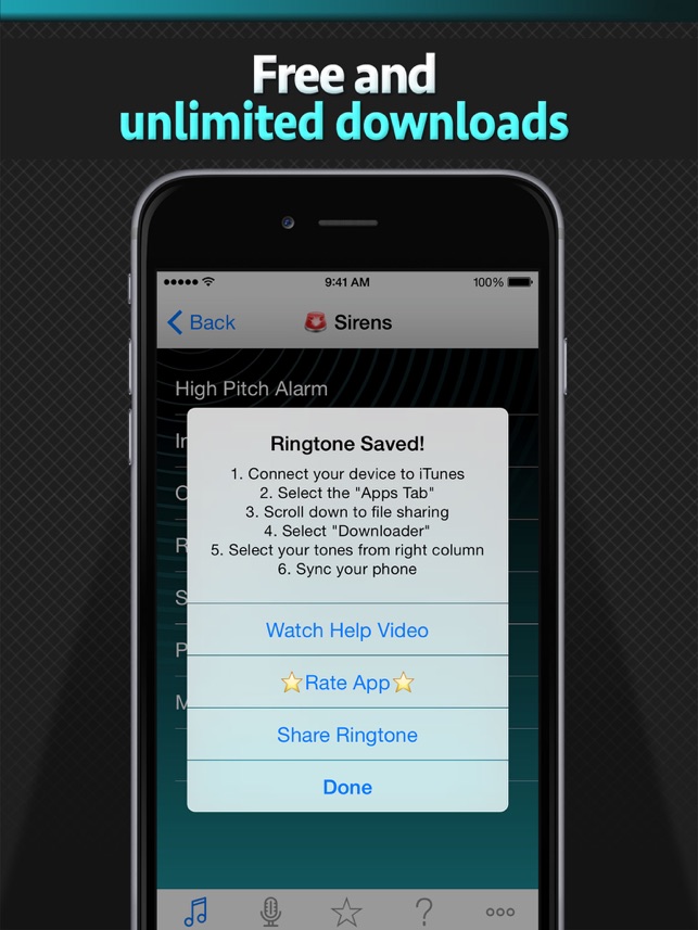 Free Ringtone Downloader - Der besten Klingeltöne herunterladen im App Store