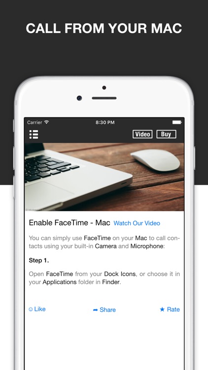 Guide for Facetime & Facetime Audio screenshot-3