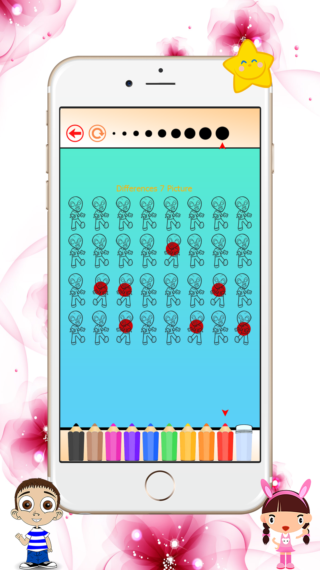 Photo Hunt Cartoon: Find the Differences in Picture Pizzle, Free games for children screenshot 3