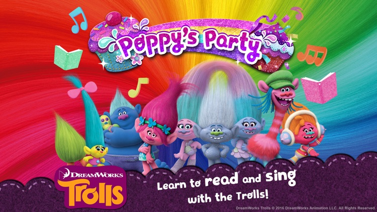 Trolls: Poppy's Party - Read and Sing-Along Book screenshot-0