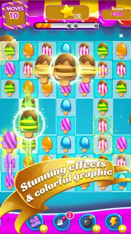 Game screenshot Lollipop Maker Candy: Ice Cream Match3 Mania mod apk