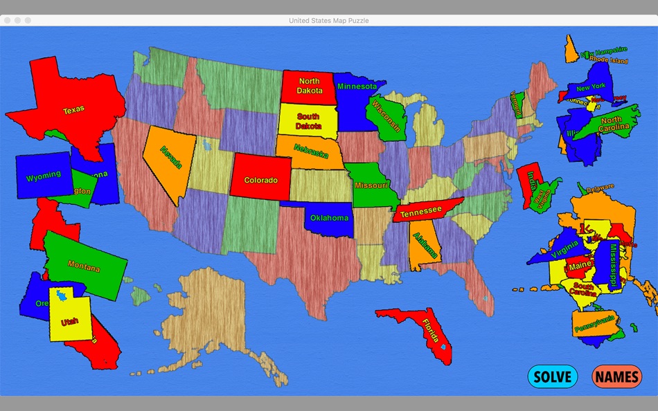 United States Map Puzzle - 1.1 - (macOS)