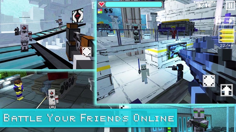 Block Gun 3D: Multiplayer FPS Pixel Combat Blitz screenshot 1