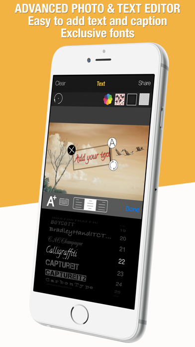 Picture Designer Make Typography Word Art Design iPhone screenshot 5 - Photo & Video app
