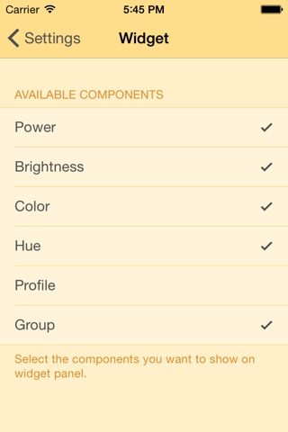 Lampki smart bulbs controller screenshot 4