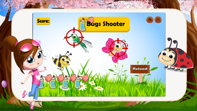 Bugs Halloween: Shooter Monsters Games For Kids iPhone screenshot