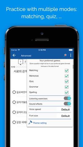 Learn Korean Vocabulary & Grammarのおすすめ画像3
