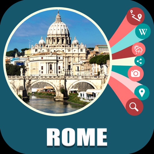 Rome Italy Offline Travel Map icon