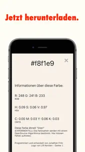 ColorPrism - Farben in Echtzeit scannen screenshot #5 for iPhone