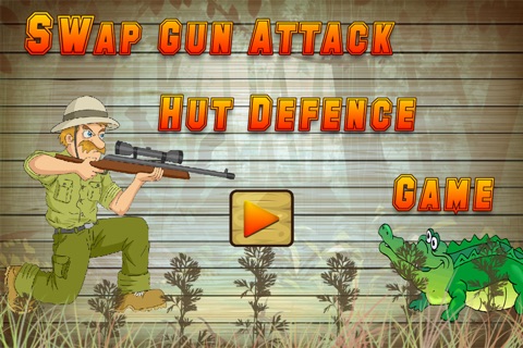 Swap Gun Attack - Hut Defense Game screenshot 3