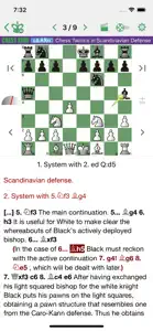 Chess. Scandinavian Defense screenshot #2 for iPhone