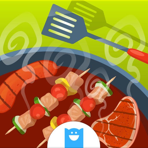 BBQ Grill Maker - Barbecue Cooking Game (No Ads) Icon