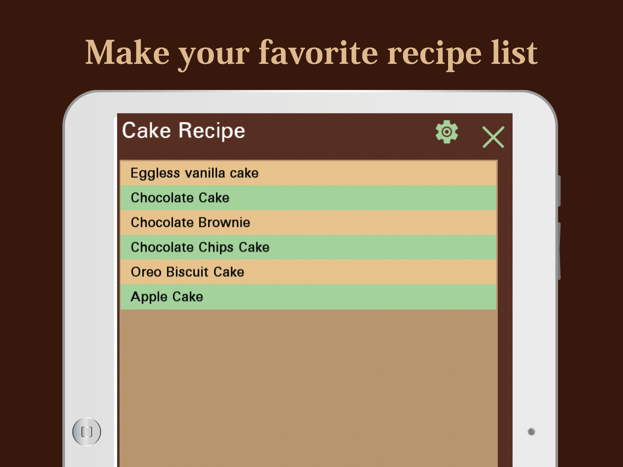 Easy cake recipes