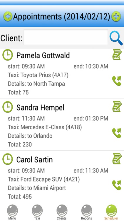Taxi Scheduling Software screenshot-4