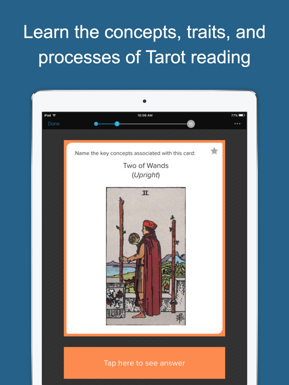 Screenshot #4 pour Tarot Card Memorizer