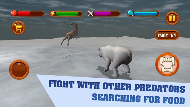 Wild Arctic Bear Survival Simulator 3D Free(圖2)-速報App