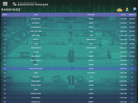 Badminton Manager screenshot 4