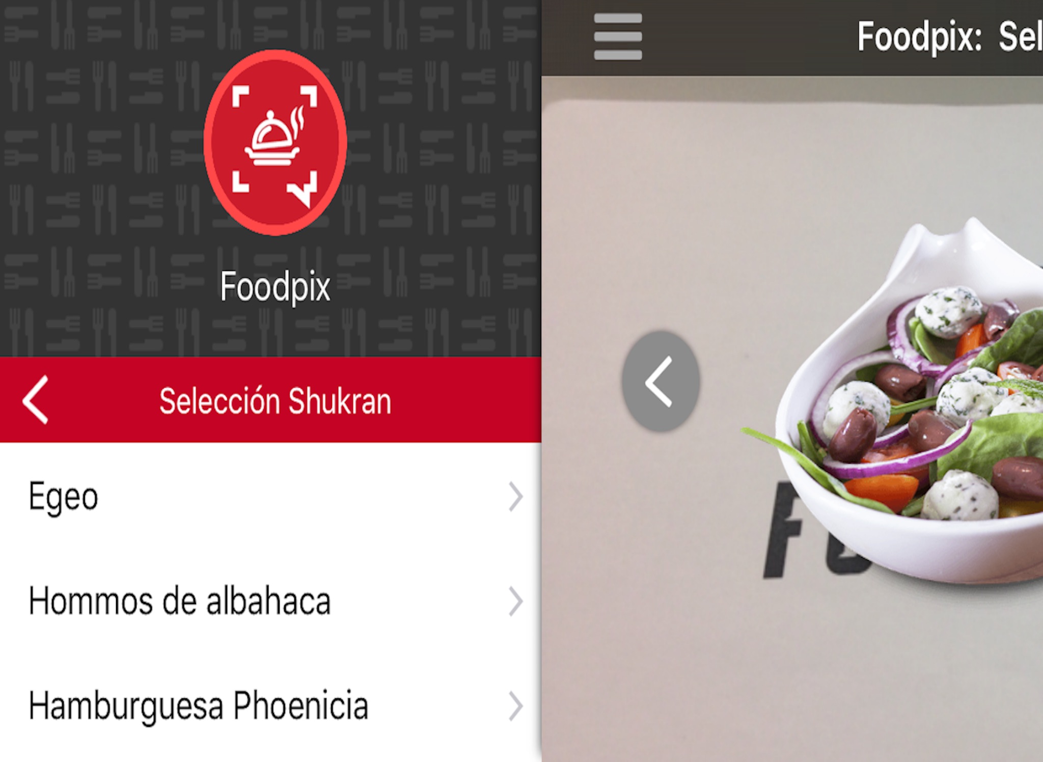 Foodpix: restaurantes con realidad aumentada screenshot 4