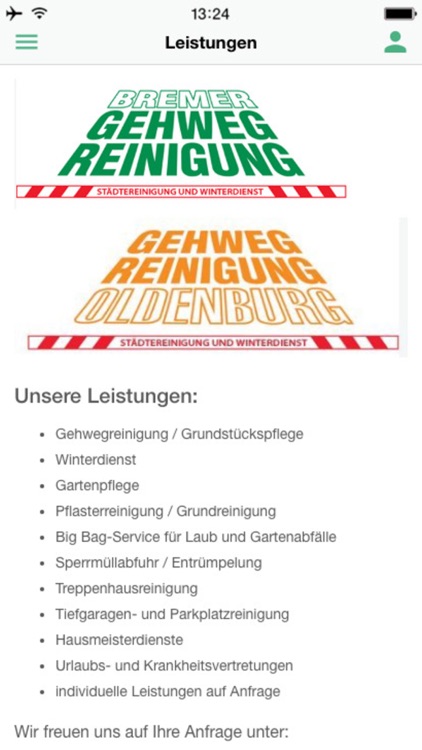 Bremer Gehweg Reinigung